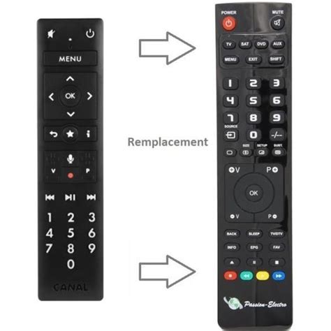 vendeur telecommande canal